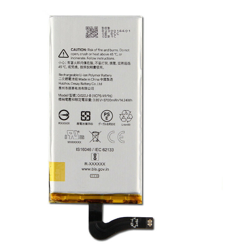 Batterie de remplacement pour Google Pixel 4 XL, G020J-B Batterie de remplacement pour Google Pixel 4 XL, G020J-B